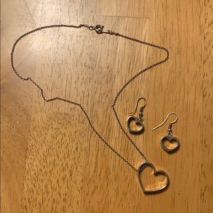 Tiffany and Company necklace and earring set.